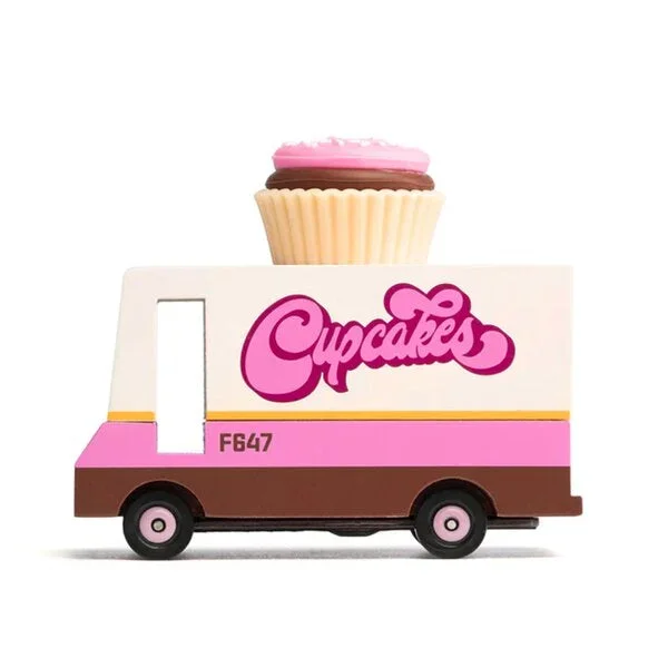 Cupcake Truck Wooden Candycar