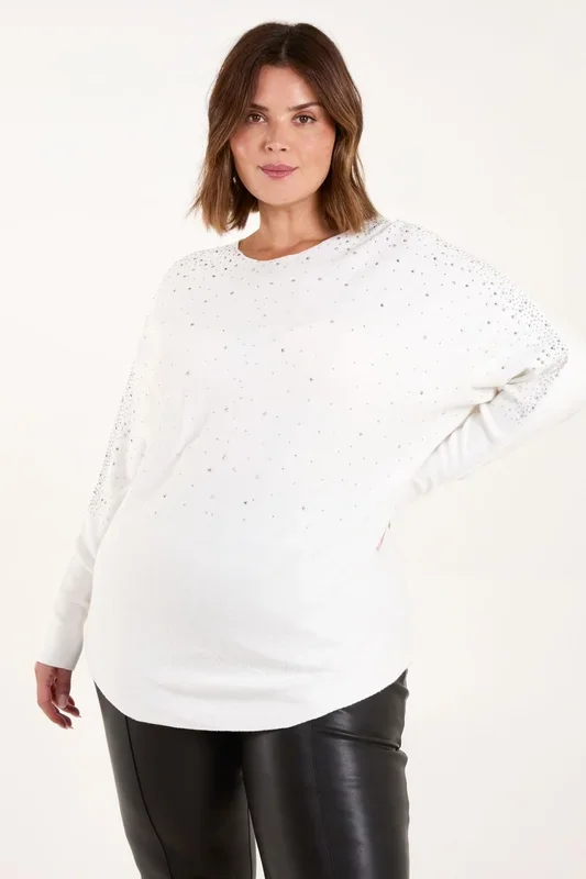 Curve Jumper With Silver Sparkle