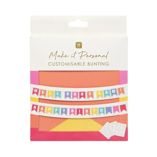 Customisable Birthday Bunting
