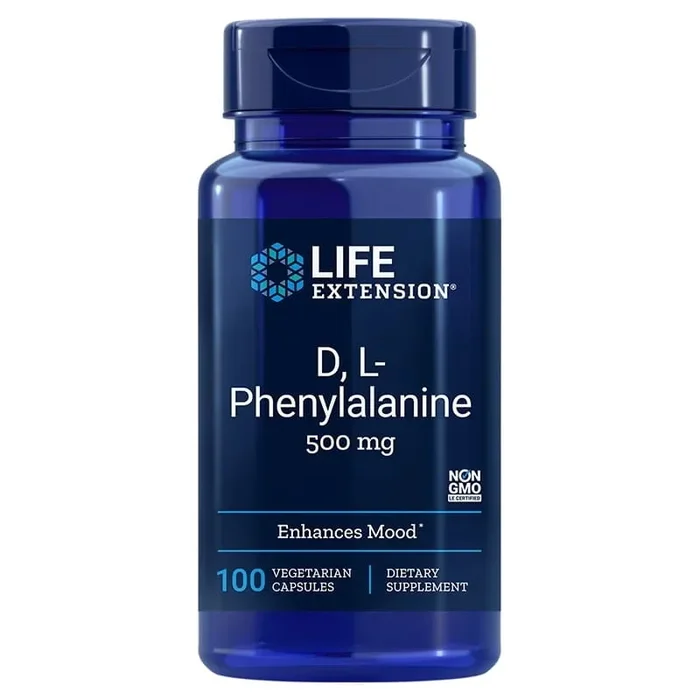 D lphenylalanin Dphenylalanin und lphenylalanin 100 Kapseln LEBENSVERLÄNGERUNG
