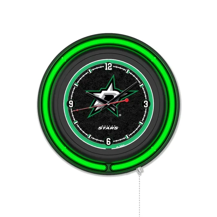 Dallas Stars 15″ Double Neon Wall Clock