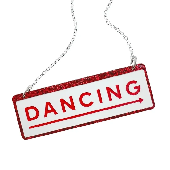 Dancing Sign Necklace