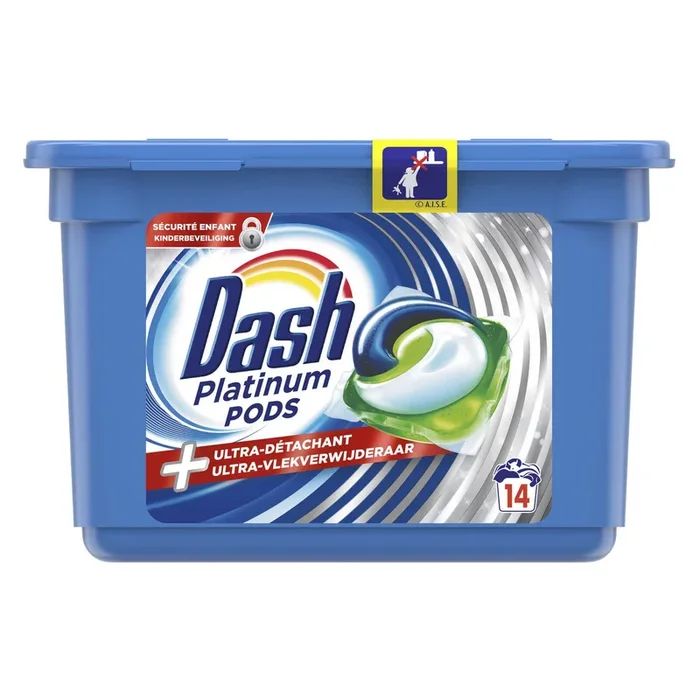 Dash Platinum washing caps