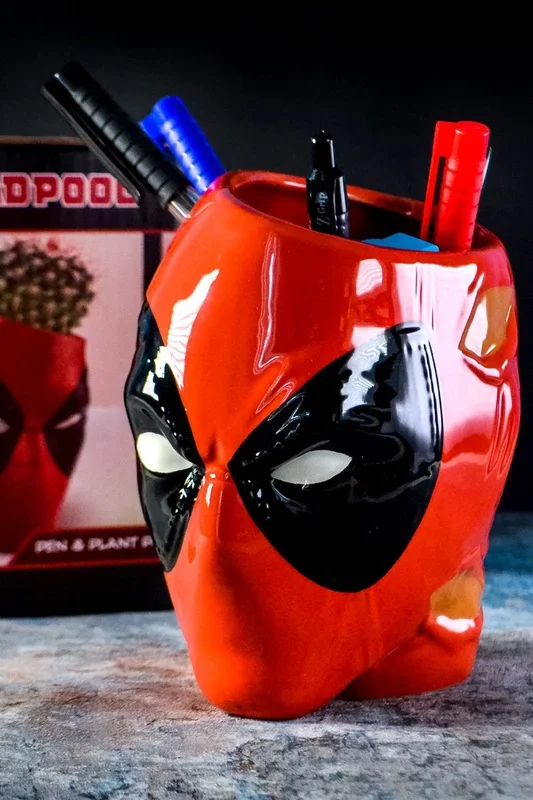 Deadpool Pen and Plant Pot