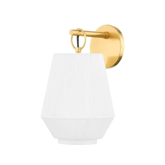 Debi Wall Sconce In Aged Brass Color