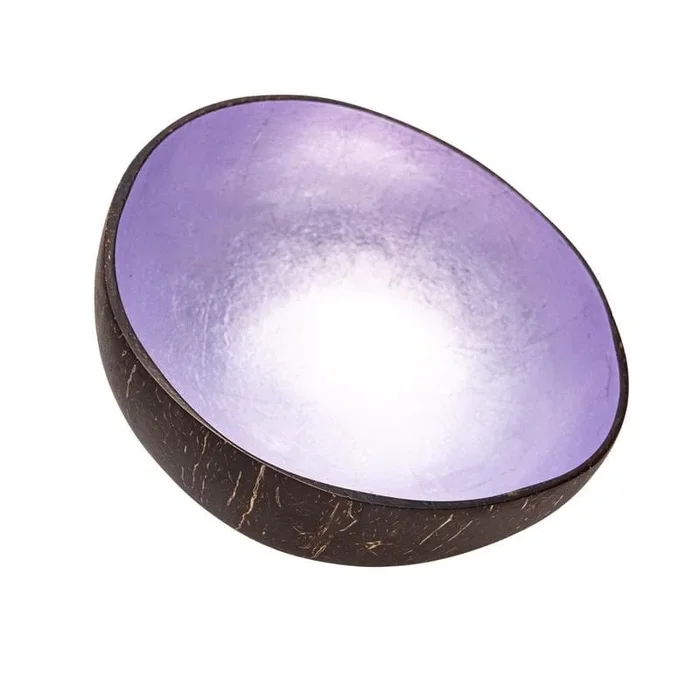Dekorative Schale aus Kokosnussschale lila – CHIC – MIC