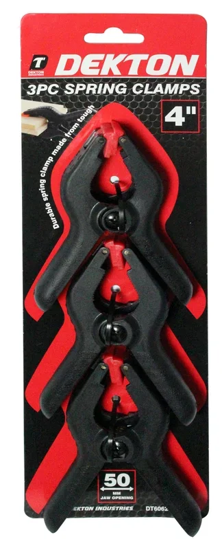 Dekton 3pc Spring Clamps 4”