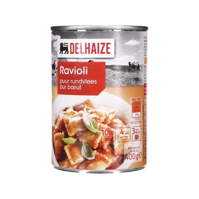 Delhaize Beef ravioli small