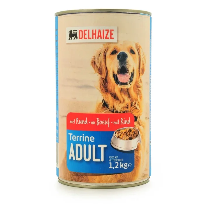 Delhaize Beef terrine dog food large