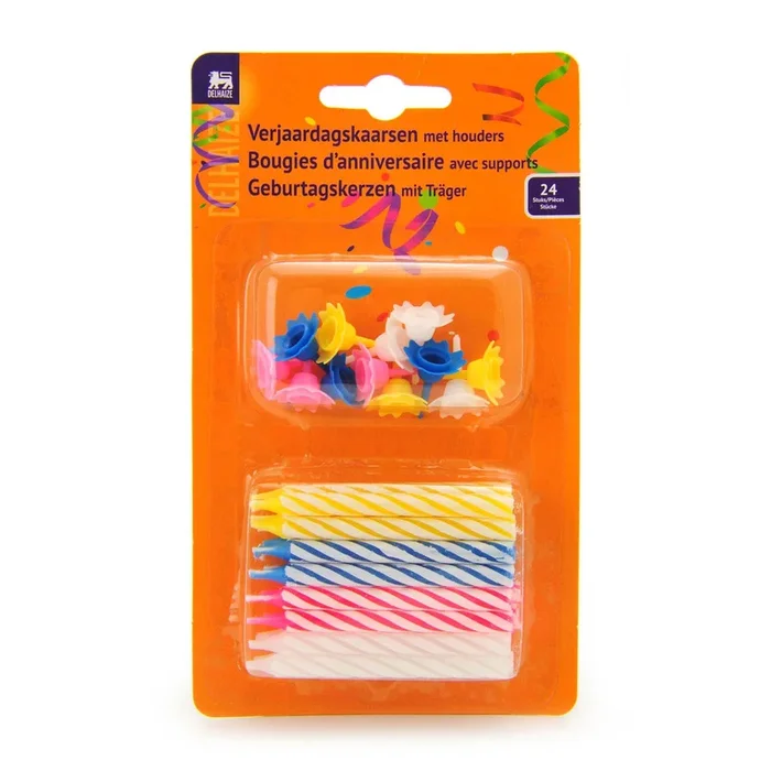 Delhaize Birthday candle holders