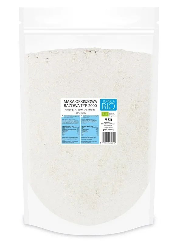 Dinkelvollkornmehl Typ 2000 BIO 4 kg – HORECA