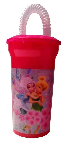 Disney Tinkerbell Cup with Straw