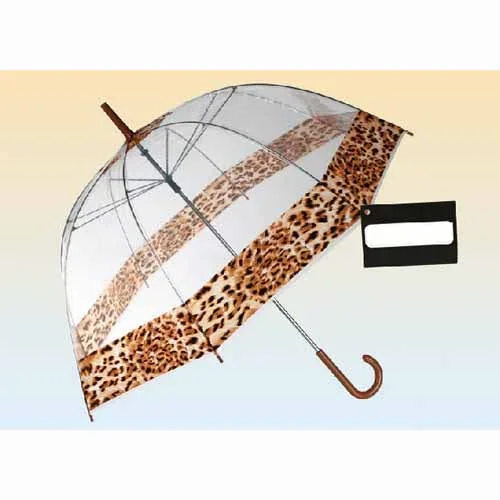 Dome Umbrella Leopard Design 85cm