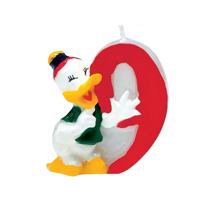 Donald Duck 9th Birthday Candle