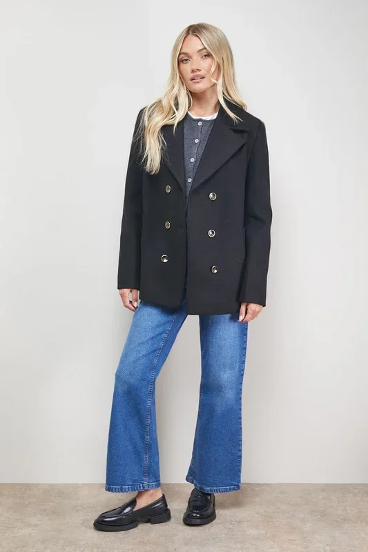 Double Breasted Blazer Coat