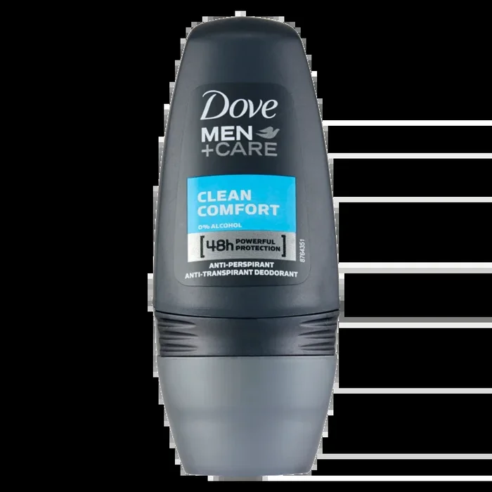 Dove Clean comfort deo roll-on men + care