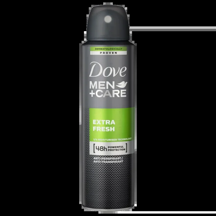 Dove Extra fresh anti-transpirant spray men + care (only available within Europe)