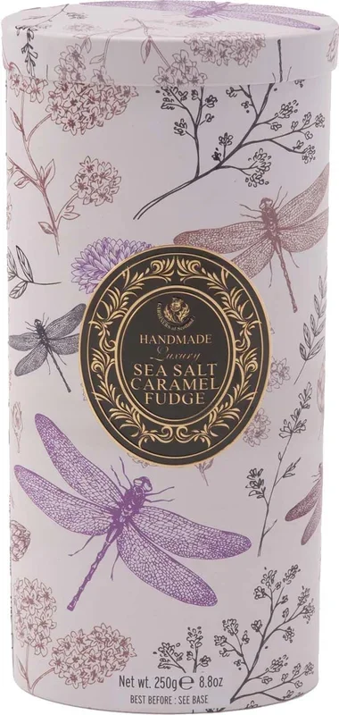 Dragonfly Sea Salt Caramel Fudge Tin