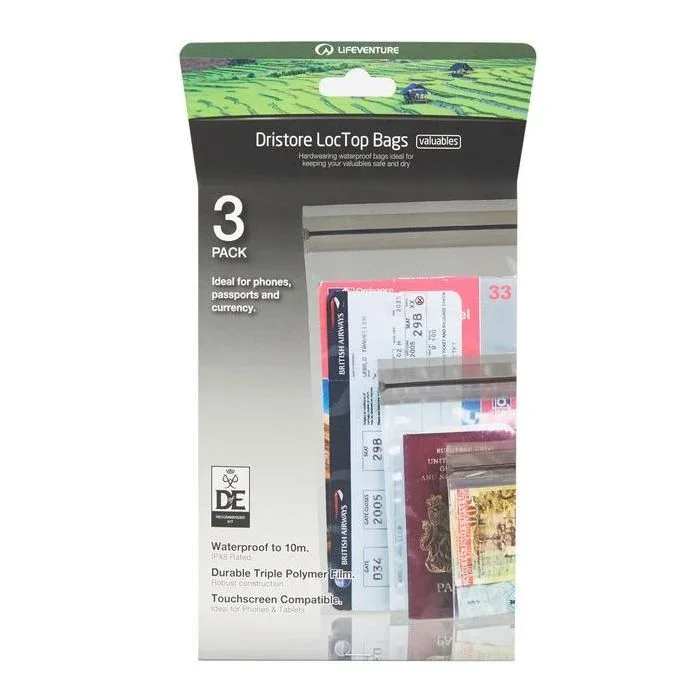 DriStore Valuables LocTop Bags