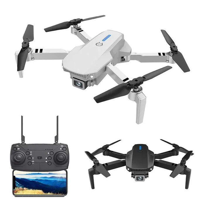 Dual 4K HD Camera Mini Drone Foldable RC Quadcopter 360° Headless Mode ...