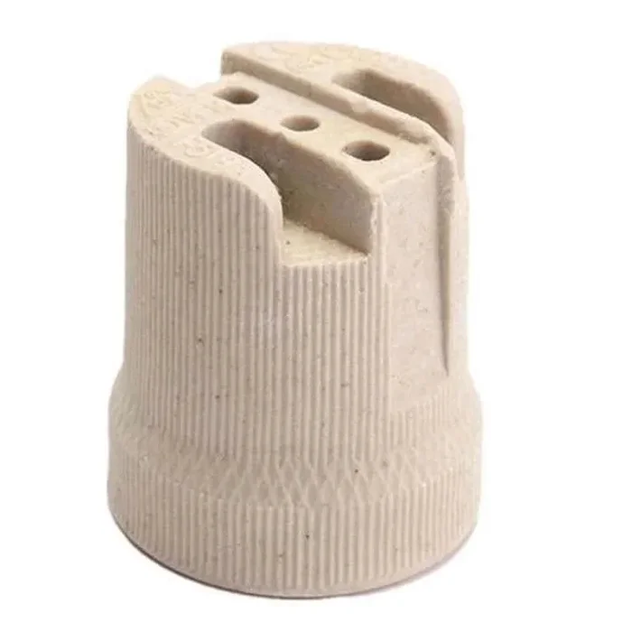 E27 Bulb Holder Edison Screw White Ceramic Porcelain Lamp holder~3236