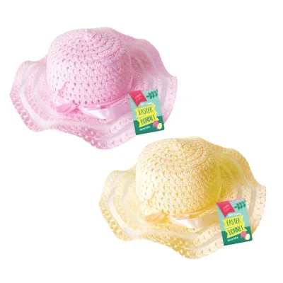 Easter Bonnet Hat with Ribbon