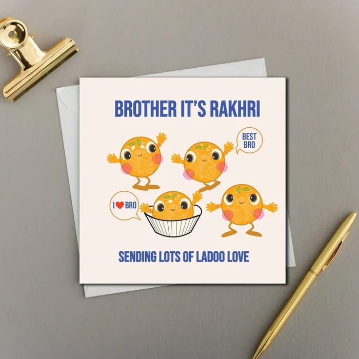Eastern Print Studio – x6 Brother It’s Rakhri Lots of Ladoo Love