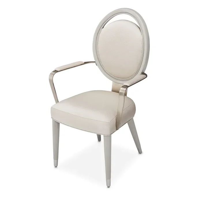 Eclipse Dining Arm Chair – Moonlight Gray Set of 2