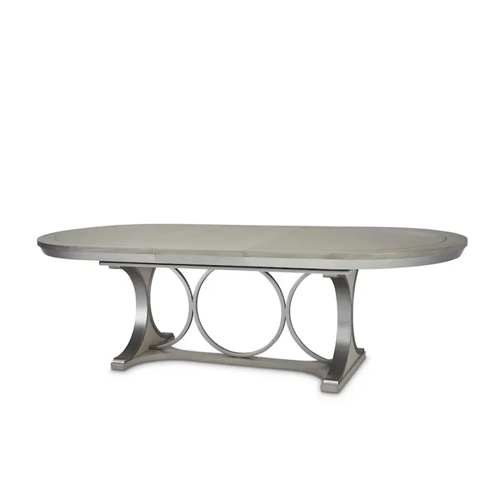 Eclipse Oval Dining Table – Moonlight Gray