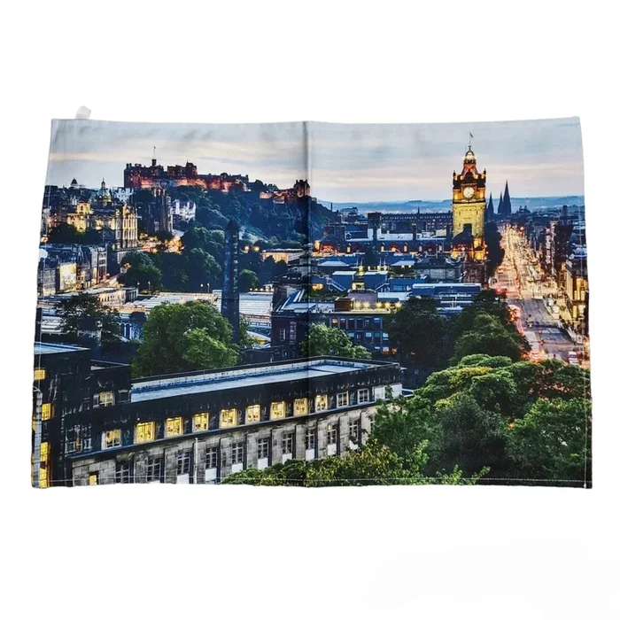 Edinburgh Skyline Tea Towel