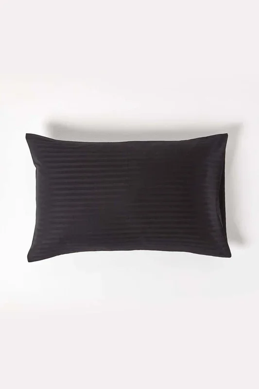 Egyptian Cotton Satin Stripe Housewife Pillowcase 330 TC