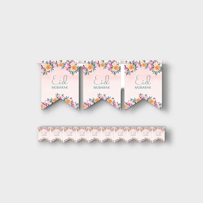 Eid Mubarak Pennant Bunting