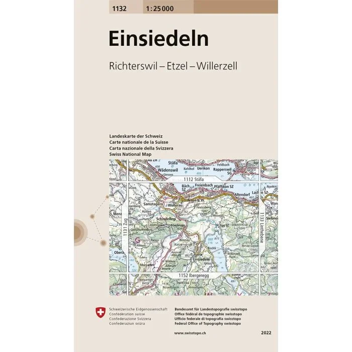 Einsiedeln Swisstopo 1132