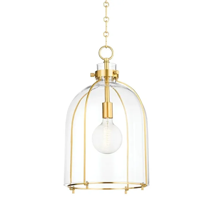 Eldridge Pendant In Aged Brass Color