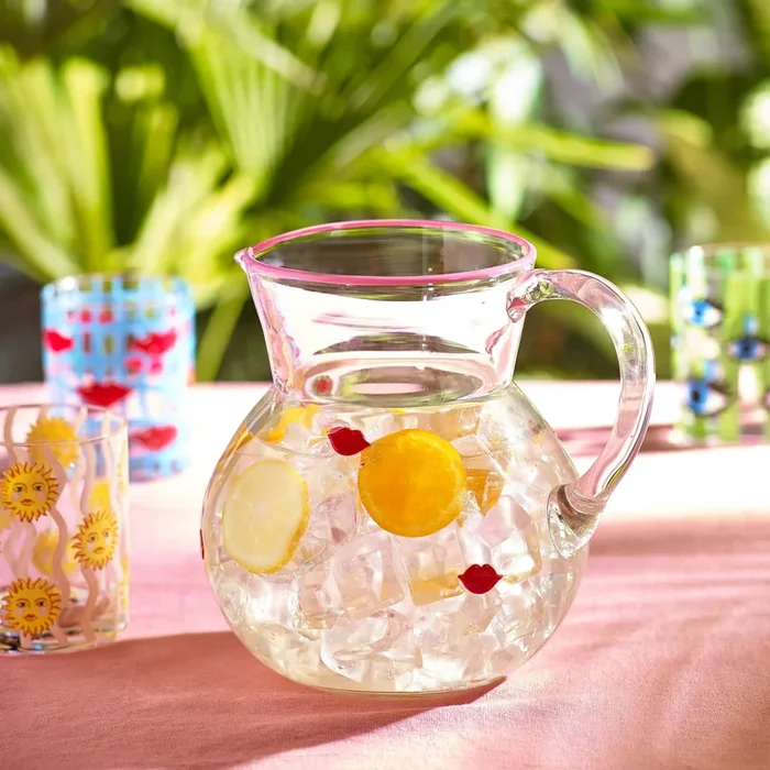 Eleanor Bowmer Lips Glass Jug