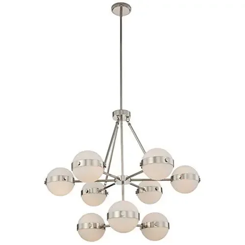 Elegant Industrial 2-Tier Chandelier (3+9 Light), Belen Kox