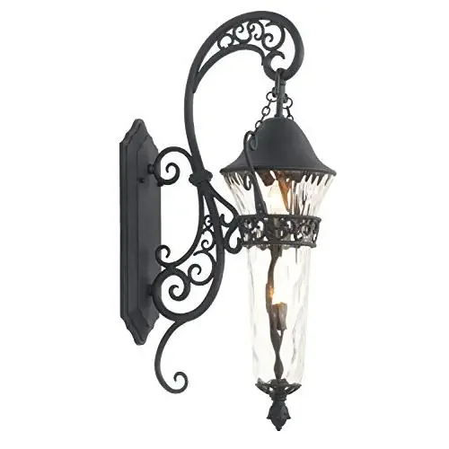 Elegant Scrollwork Outdoor Medium Wall Sconce, Belen Kox