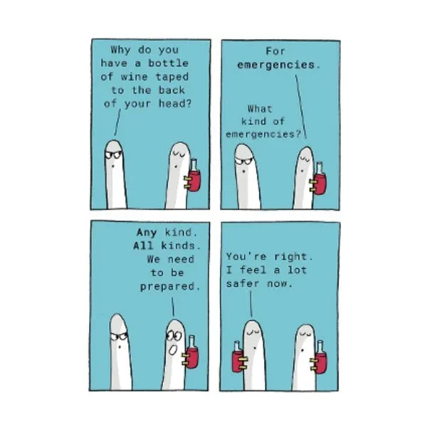 Emergency Wine Card