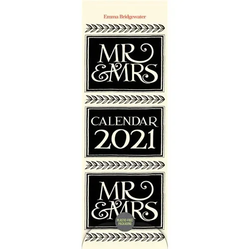 Emma Bridgewater Mr & Mrs 2021 Planner