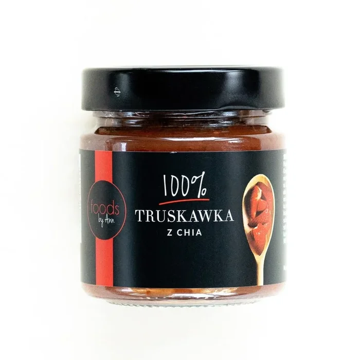 Erdbeermarmelade mit Chiasamen 200 g – FOODS BY ANN
