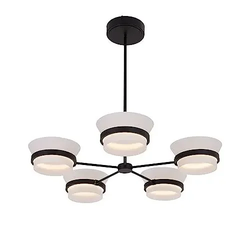 Ethereal Glow 5 Lt LED Chandelier, Belen Kox