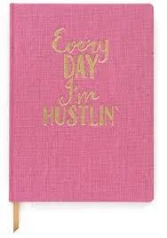 Every Day I’m Hustlin’ Pink Cloth Journal