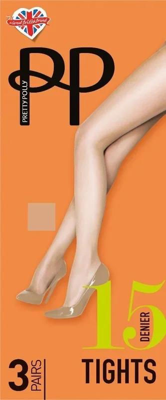 Everyday 15 Denier Tights 3 Pair Pack – Natural