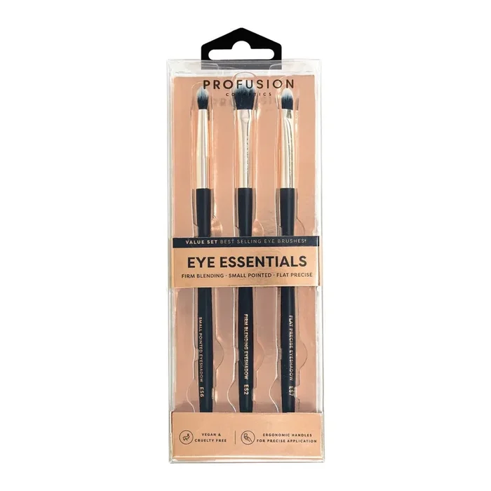 Eye Essentials – 3 PC Eye Brush Set