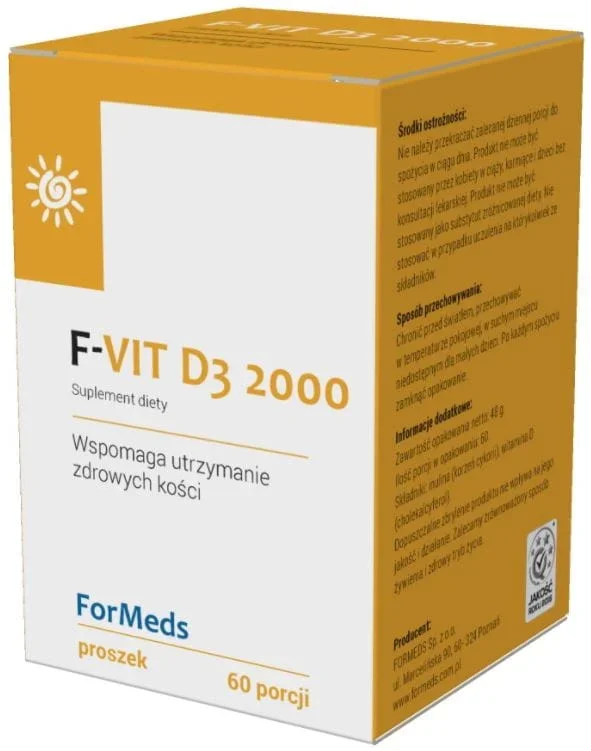 F – Vit D3 2000 Vitamin D3 2000 I 60 Portionen 48g FORMEDS