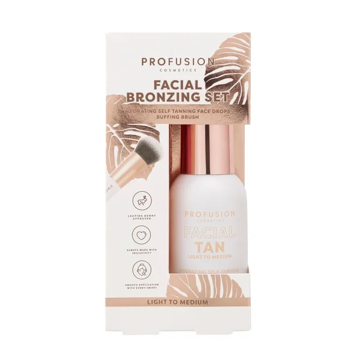Facial Bronzing Set Light / Medium