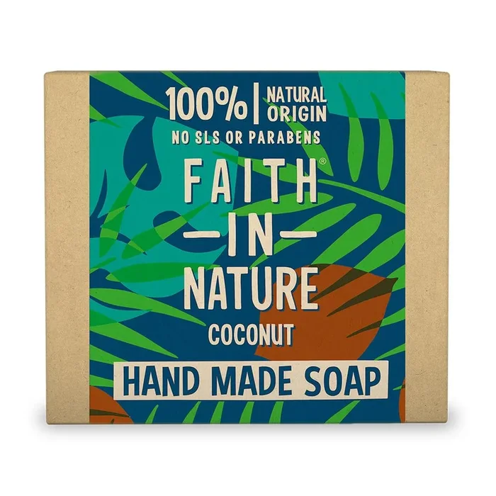 Faith In Nature | Pure Coconut Vegetable Soap | 100g(Hydrating)