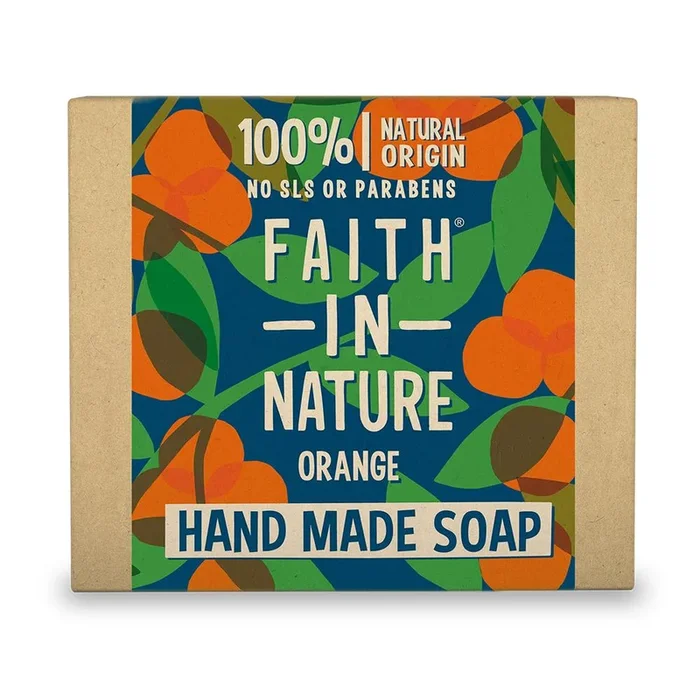 Faith In Nature Pure Vegetable Soap Orange 100g