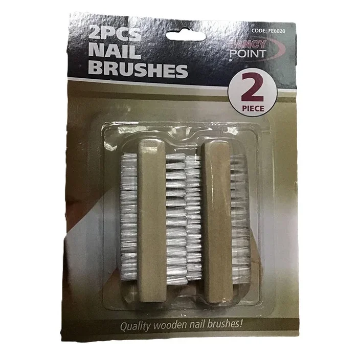 Fancy Point Nail Brushes 2 Pcs