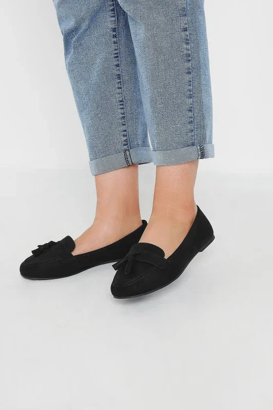 Faux Suede Loafers